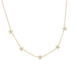 COLLAR ESTRELLAS PLATA DE LEY